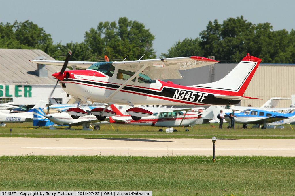 N3457F, 1966 Cessna 182J Skylane C/N 18257457, 1966 Cessna 182J, c/n: 18257457 at 2011 Oshkosh