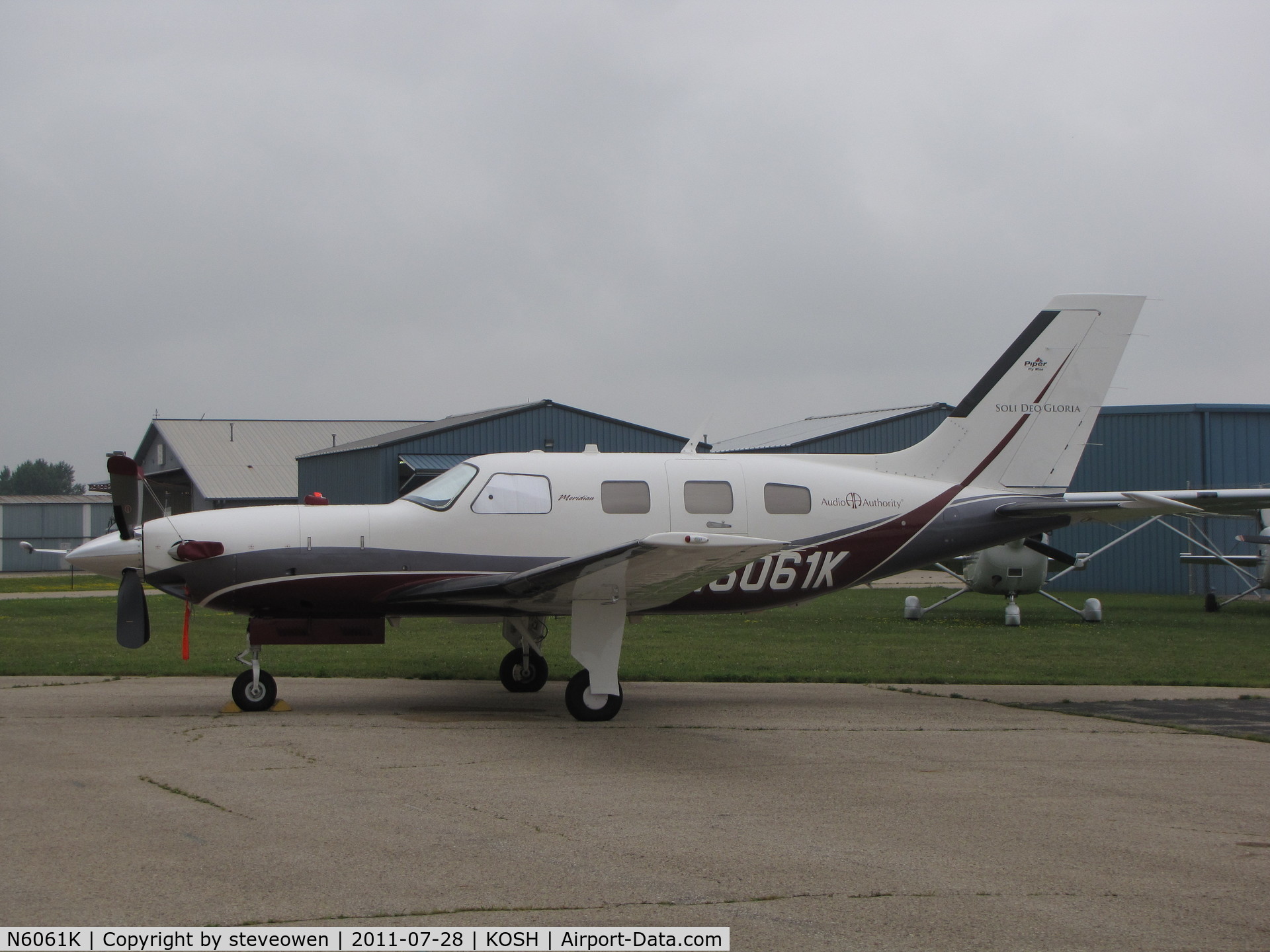 N6061K, 2008 Piper PA-46-500TP Malibu Meridian C/N 4697374, Basler FBO during EAA2011