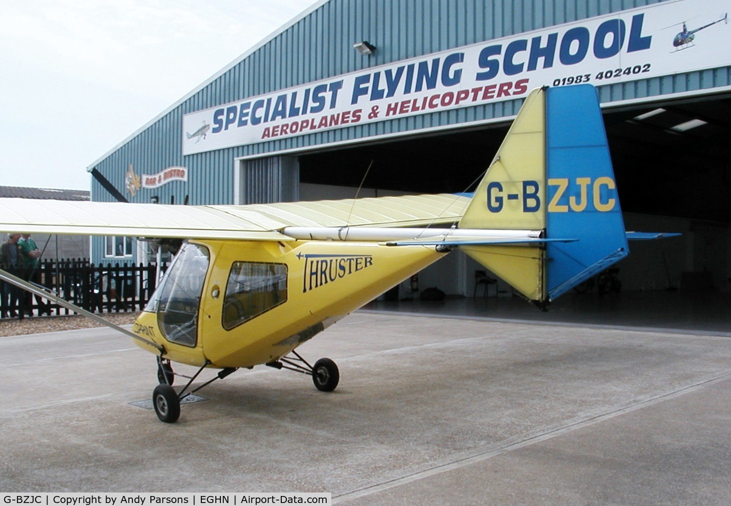 G-BZJC, 2001 Thruster T600N C/N 0070-T600N-044, Taken just after i had flown around the IOW in this aircraft  an amazing experience