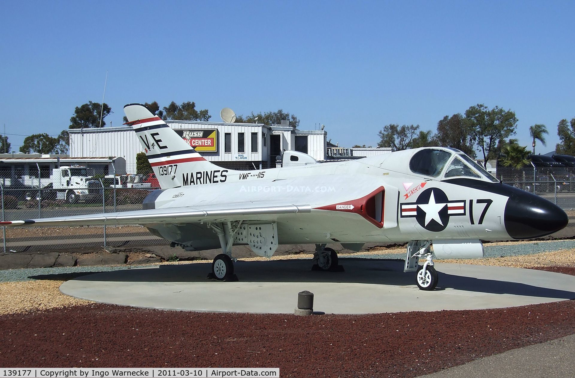 139177, Douglas F-6A Skyray C/N 11251, Douglas F4D-1 / F-6A Skyray at the Flying Leatherneck Aviation Museum, Miramar CA