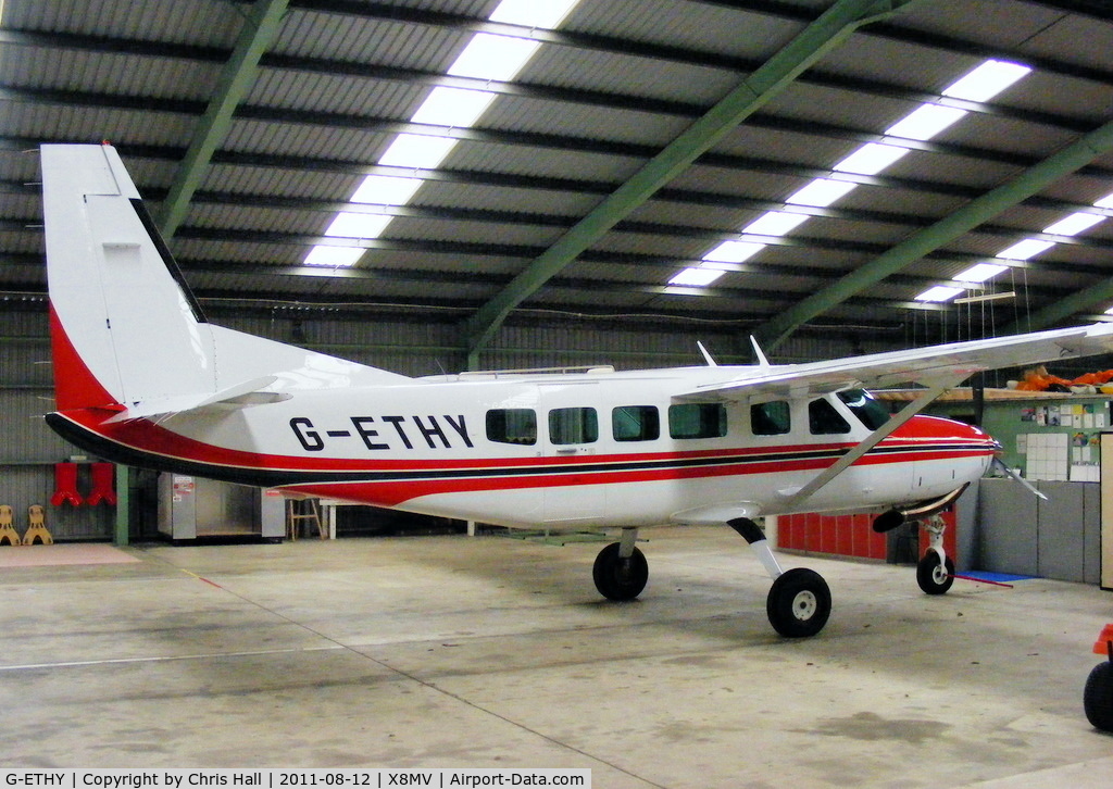 G-ETHY, 1998 Cessna 208 Caravan I C/N 20800293, at Movenis Airfield Co.Antrim, Northern Ireland