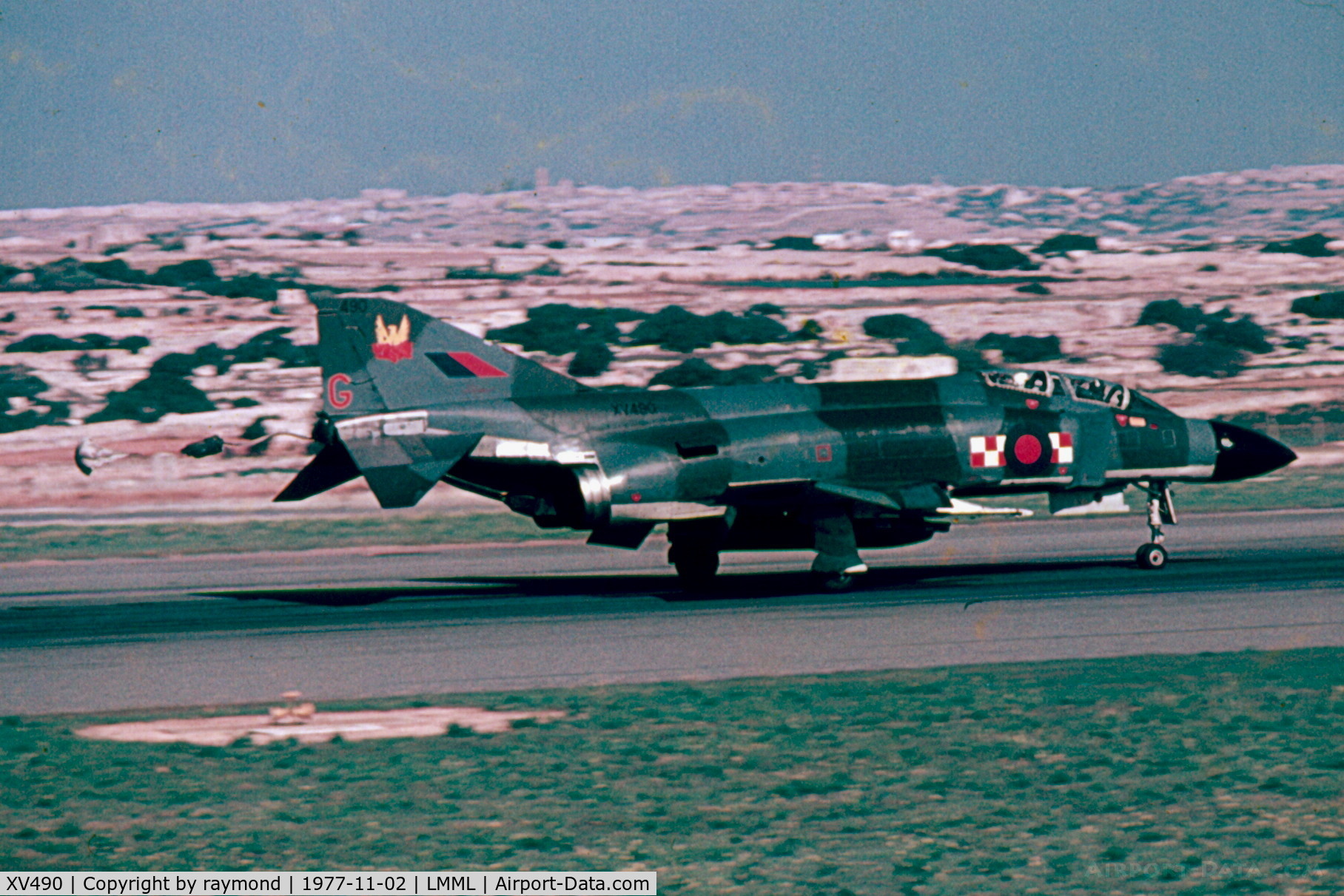 XV490, 1969 McDonnell Douglas Phantom FGR2 C/N 3401, F4 Phantom XV490/G 56Sqd RAF