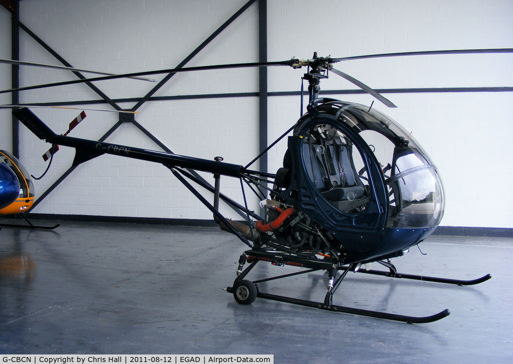 G-CBCN, 2001 Schweizer 269C-1 C/N 0129, at Newtonards Airport, Northern Ireland