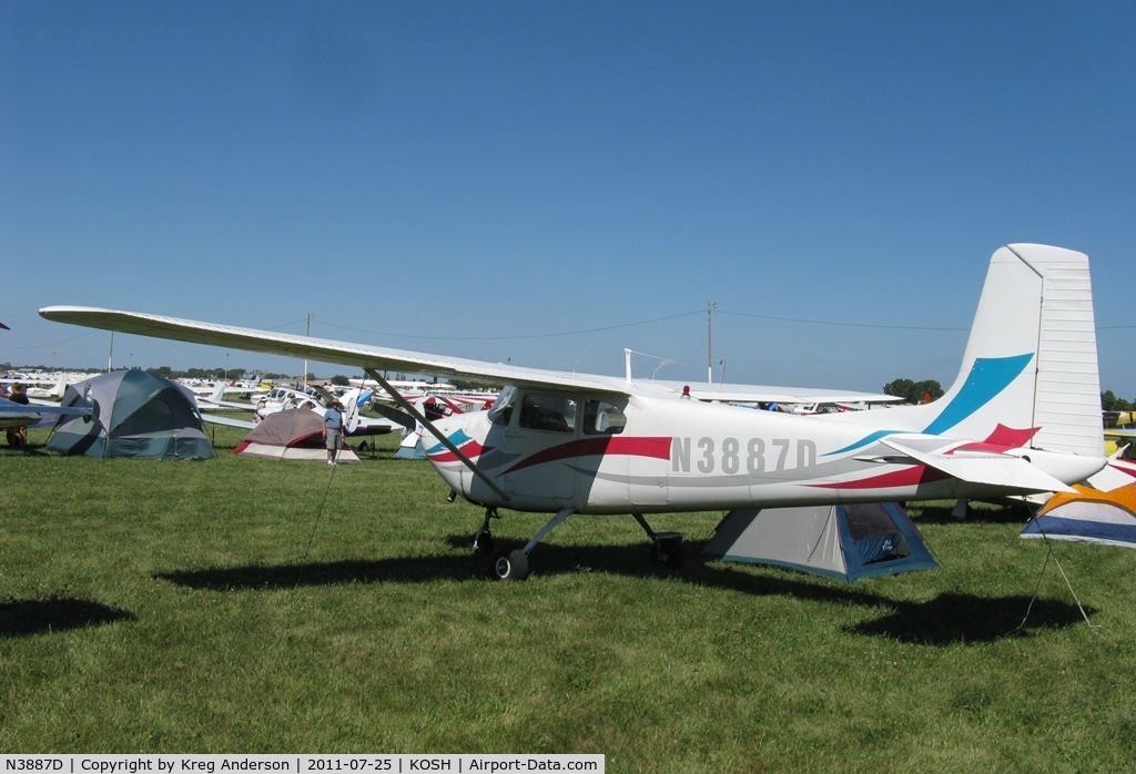 N3887D, 1957 Cessna 182A Skylane C/N 34587, EAA AirVenture 2011