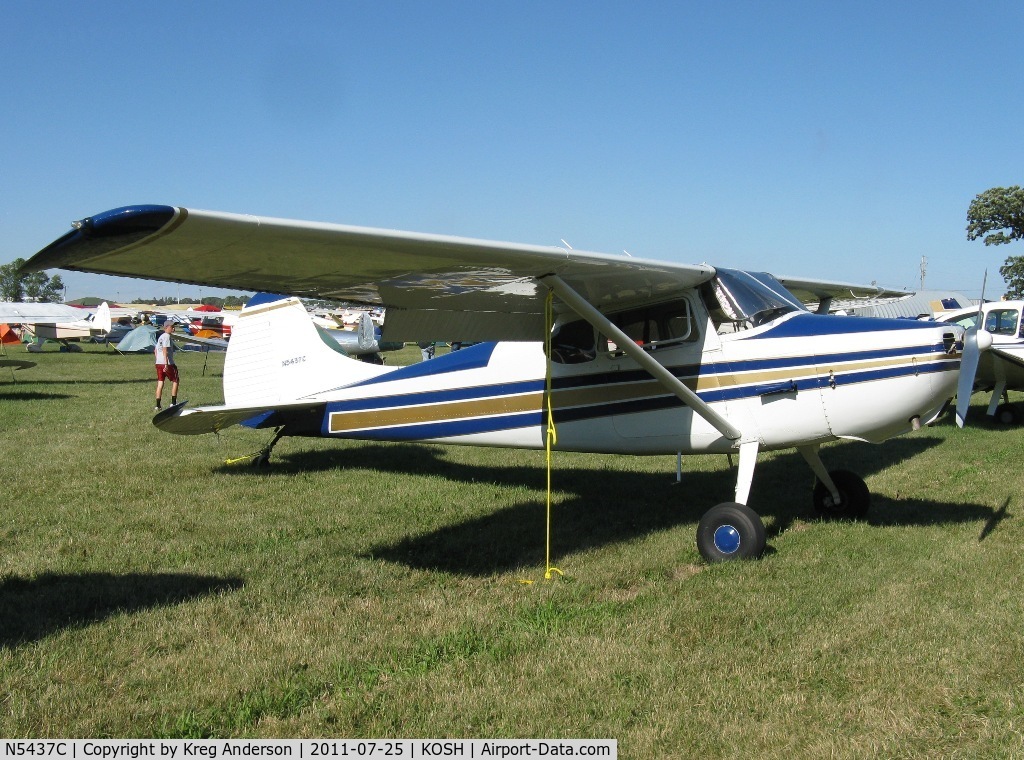 N5437C, 1950 Cessna 170A C/N 19561, EAA AirVenture 2011