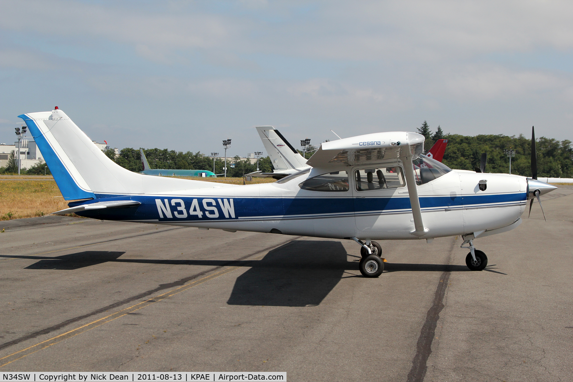 N34SW, 1979 Cessna TR182 Turbo Skylane RG C/N R18201077, KPAE/PAE