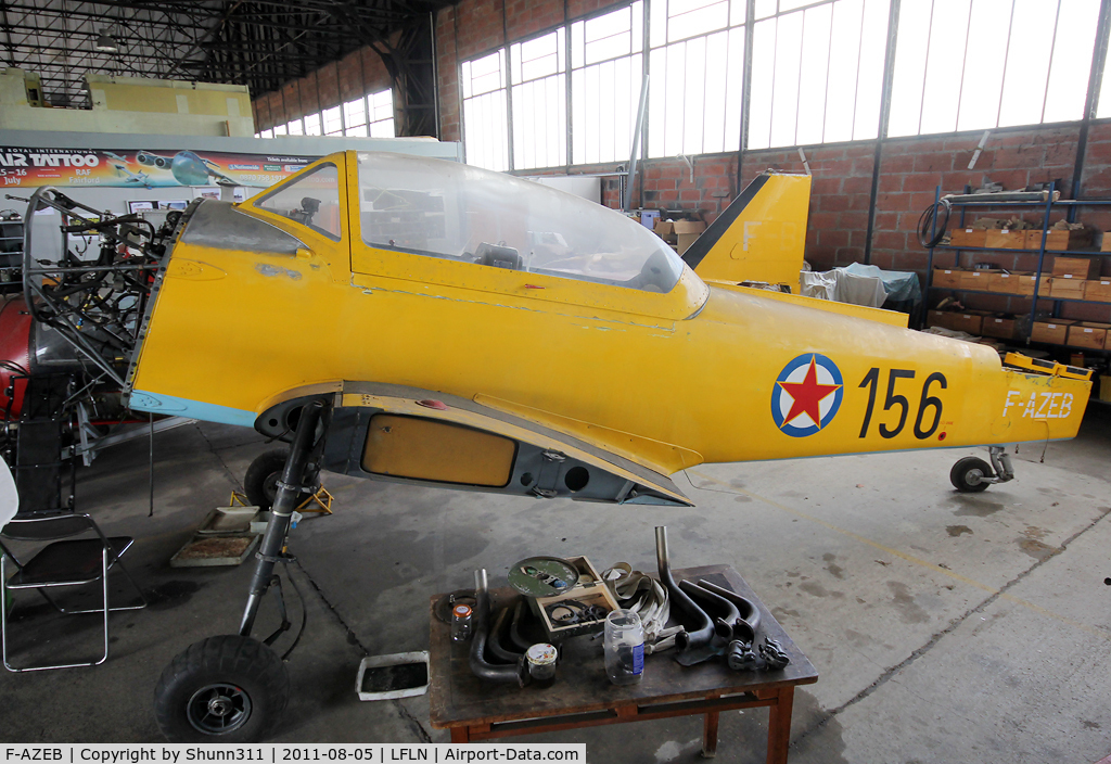 F-AZEB, Utva Aero-3F C/N 40156, Under big overhaul...