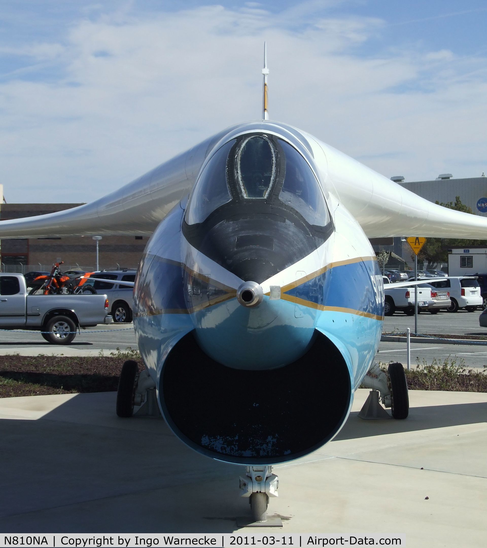 N810NA, Vought F-8A SCW Crusader C/N Not found (USN141353), Vought F-8A SCW (SuperCritical Wing) Crusader at the NASA Dryden Flight Research Center, Edwards AFB, CA