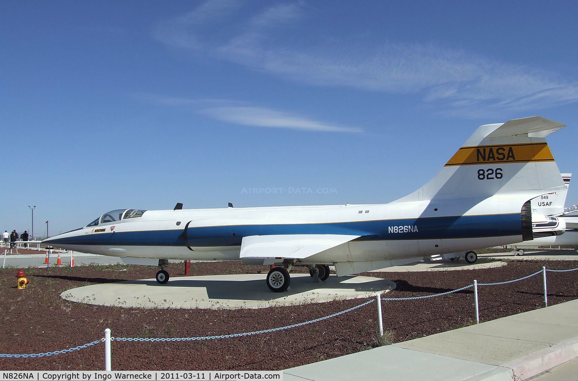 N826NA, Lockheed F-104G Starfighter C/N 683-8213, Lockheed F-104G Starfighter at the NASA Dryden Flight Research Center, Edwards AFB, CA