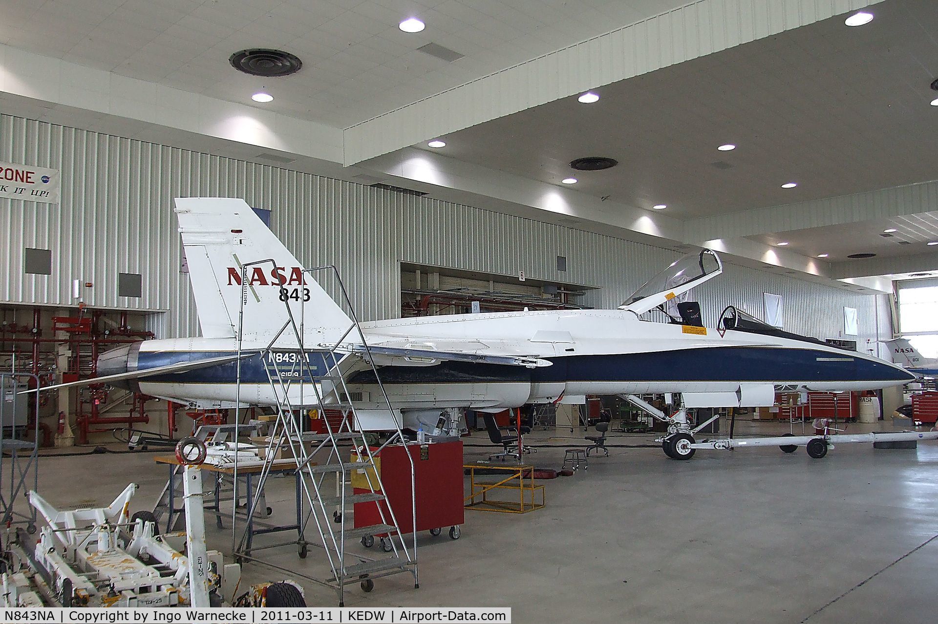 N843NA, McDonnell Douglas F/A-18A Hornet C/N 161519, McDonnell Douglas F/A-18A Hornet of NASA at the NASA Dryden Flight Research Center, Edwards AFB, CA
