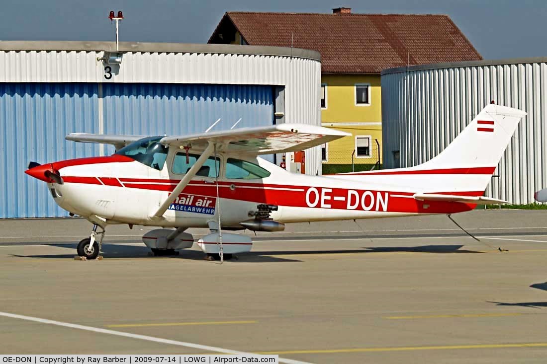 OE-DON, Cessna 182R Skylane C/N 18267887, Cessna 182R Skylane [182-67887] Graz~OE 14/07/2009