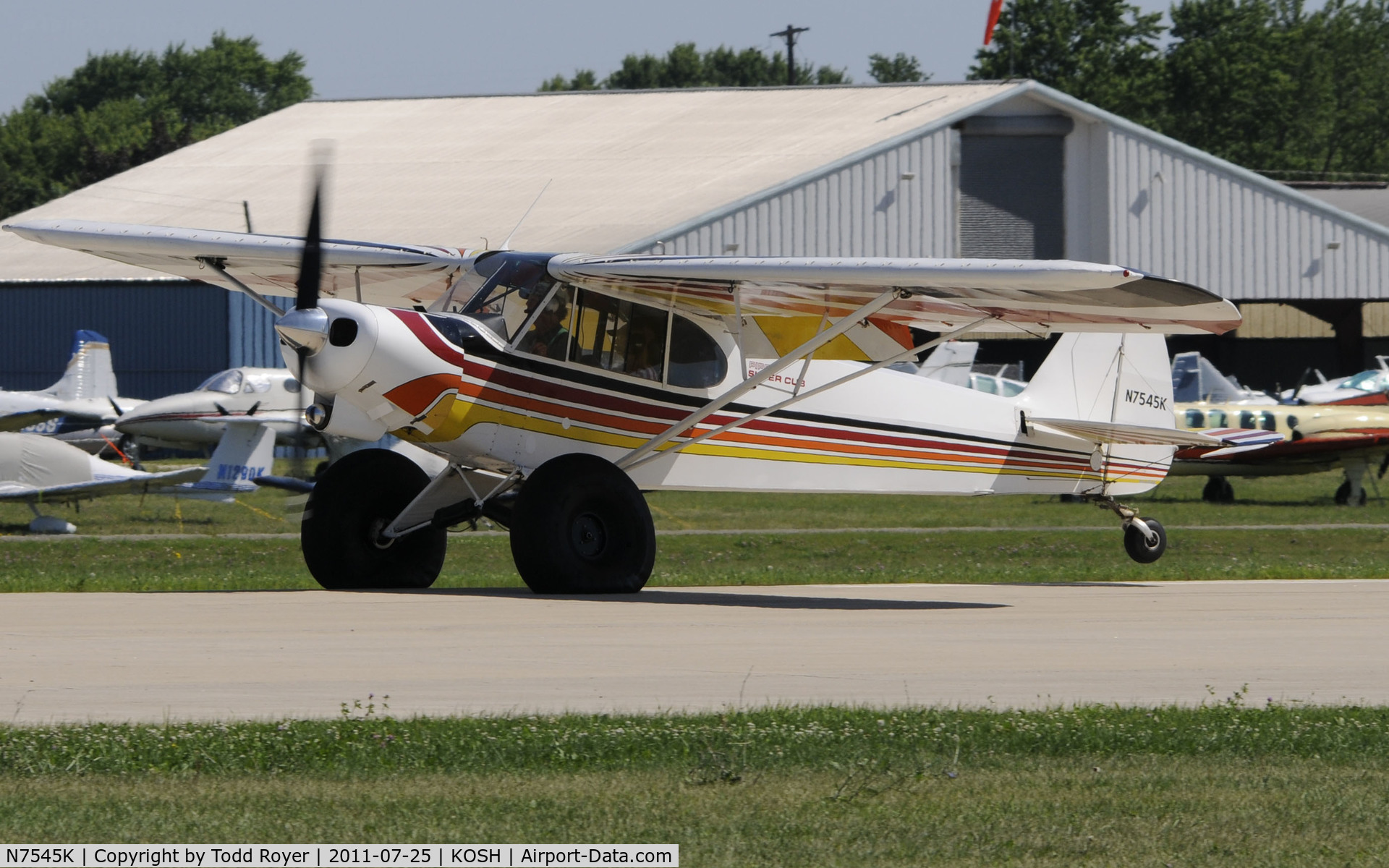 N7545K, 1950 Piper PA-18-105 Super Cub C/N 18-261, AIRVENTURE 2011