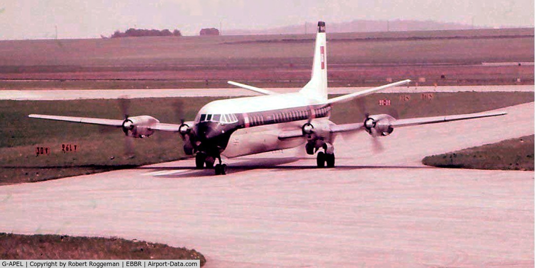 G-APEL, 1961 Vickers V953C Merchantman C/N 715, Mid 1960's.BEA.