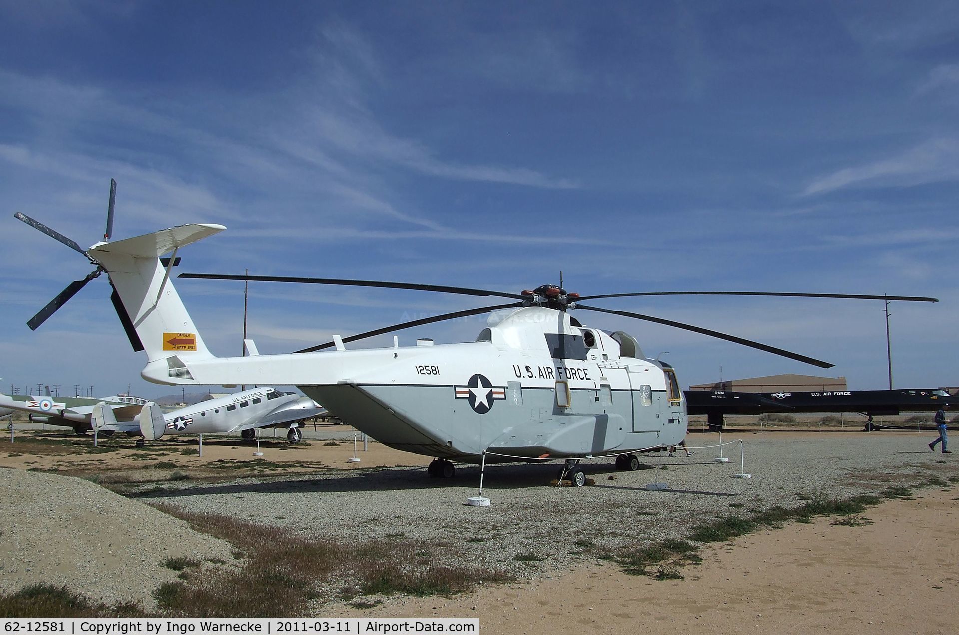 62-12581, Sikorsky JCH-3E C/N 61506, Sikorsky JCH-3E at the Air Force Flight Test Center Museum, Edwards AFB CA