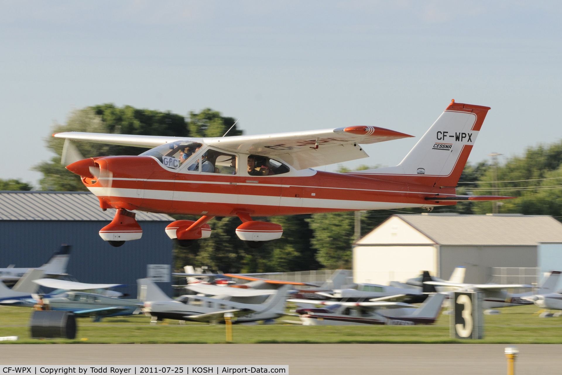 CF-WPX, 1967 Cessna 177 Cardinal C/N 17700099, AIRVENTURE 2011
