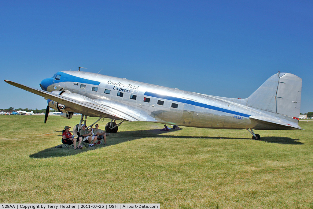 N28AA, 1940 Douglas DC-3A C/N 2239, 1940 Douglas DC3A, c/n: 2239 USAF 43-2238