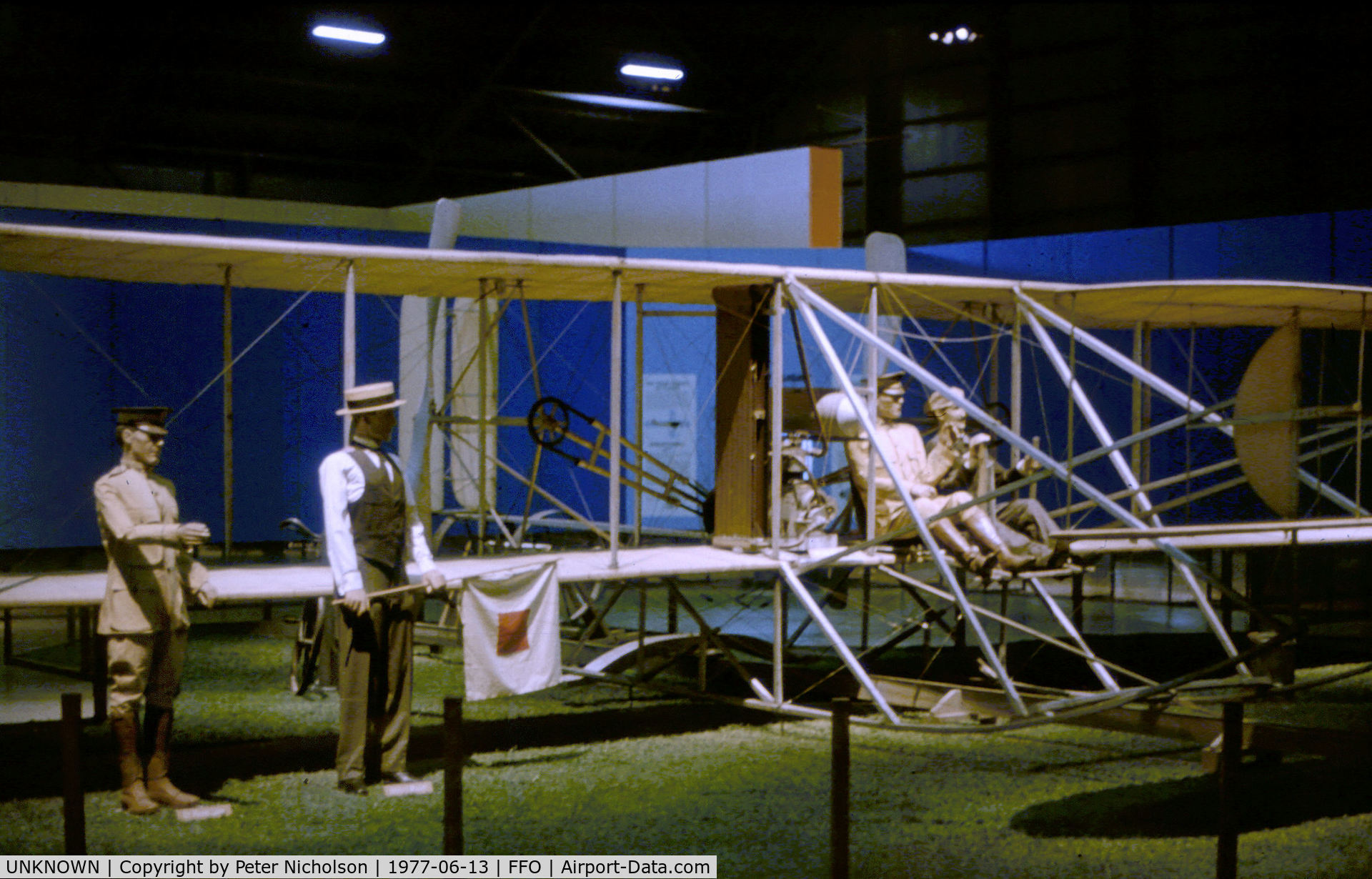 UNKNOWN, 1955 Wright 1909 Military Flyer C/N unknown, The Wright Flyer display at the USAF Museum in the Summer of 1977.