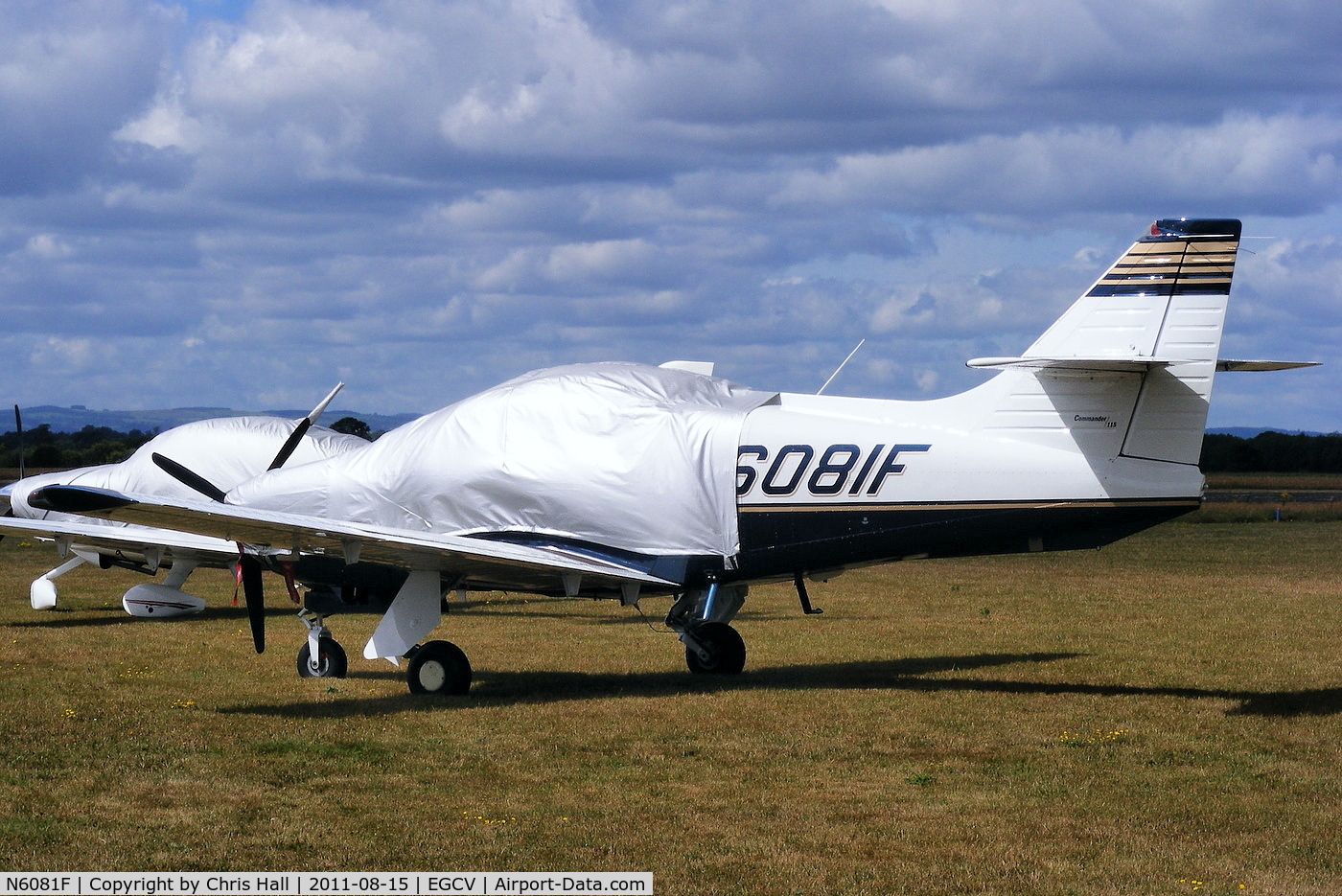 N6081F, 2001 Rockwell Commander 114-B C/N 14681, at Sleap airfield