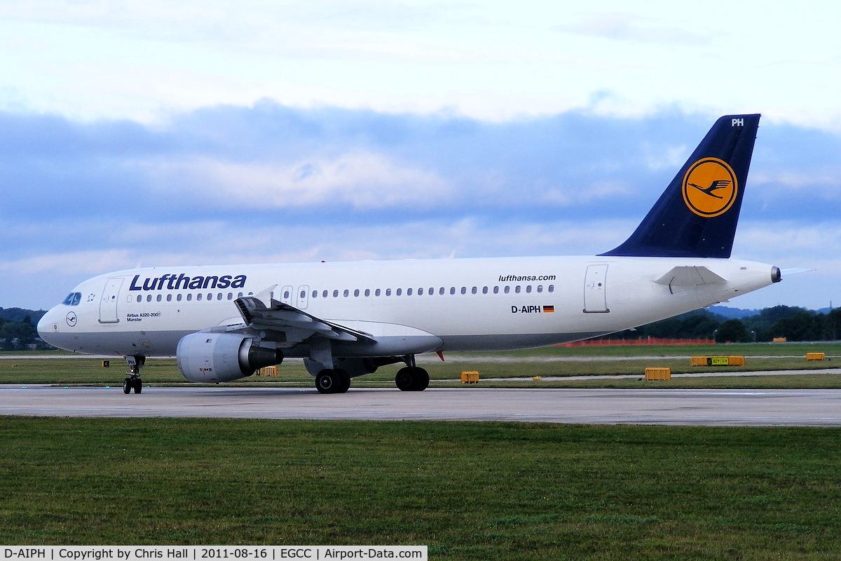 D-AIPH, 1989 Airbus A320-211 C/N 0086, Lufthansa