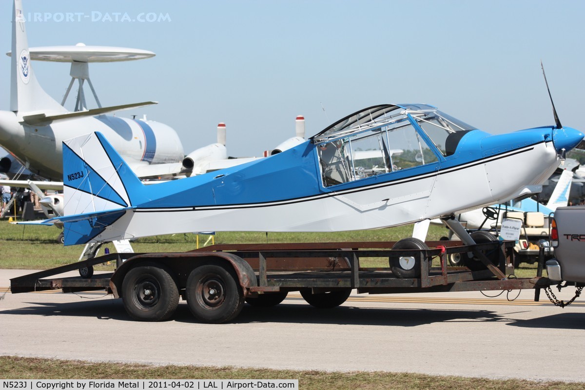 N523J, Rans S-7S Courier C/N 0906446, Rans S-7S damaged by severe storm March 31