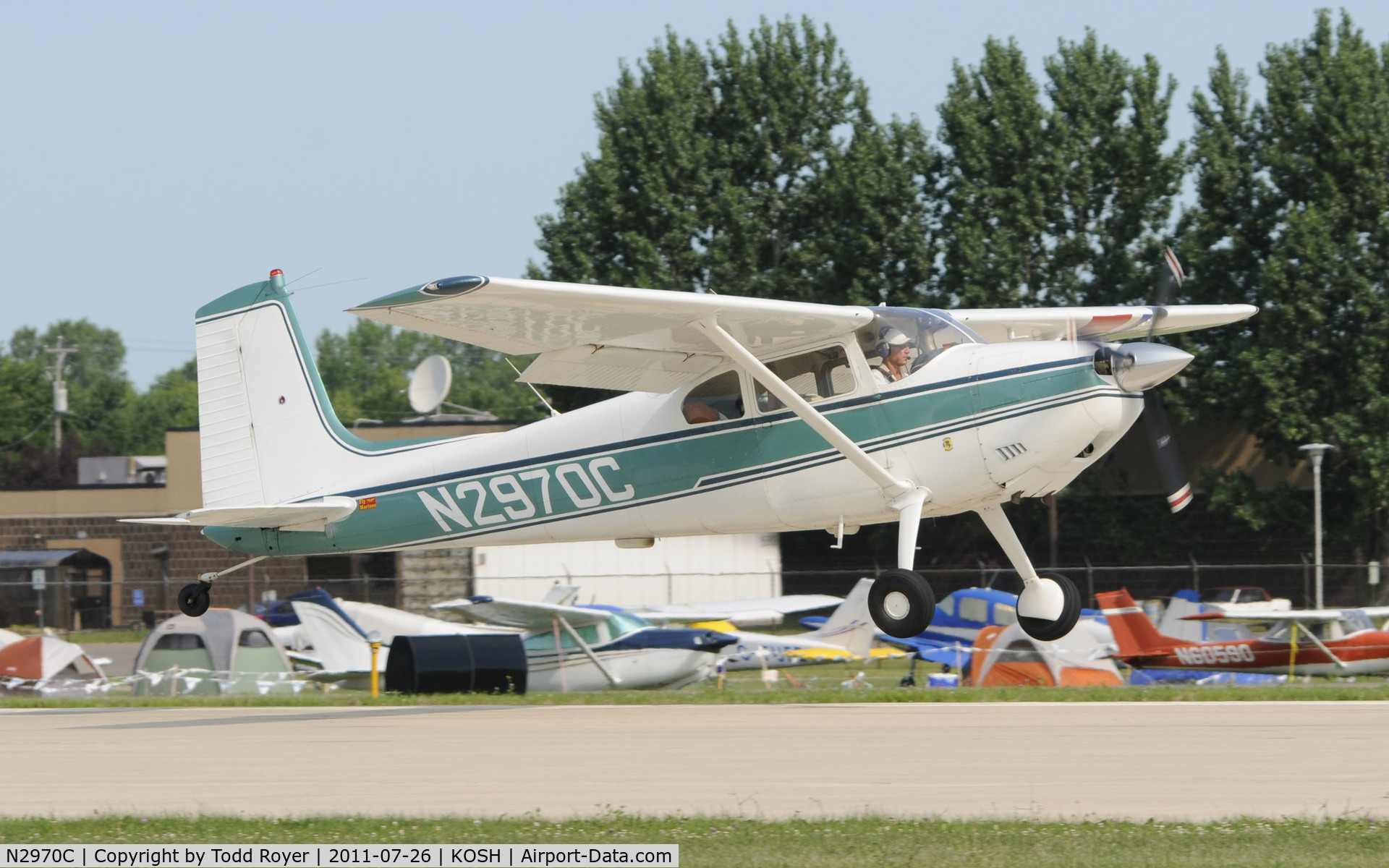 N2970C, 1954 Cessna 180 C/N 30870, AIRVENTURE 2011