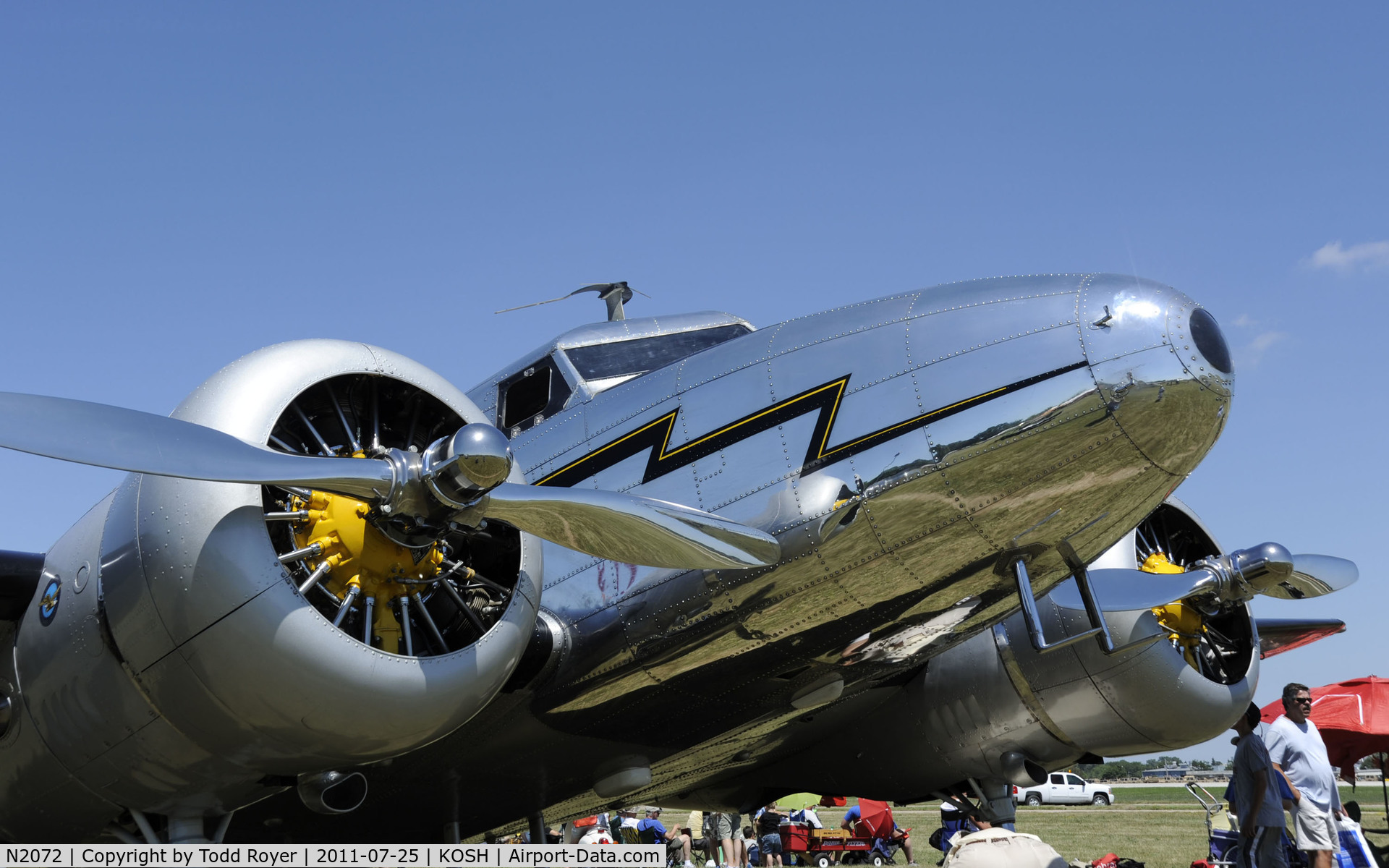 N2072, 1936 Lockheed 12A Electra Junior C/N 1208, AIRVENTURE 2011