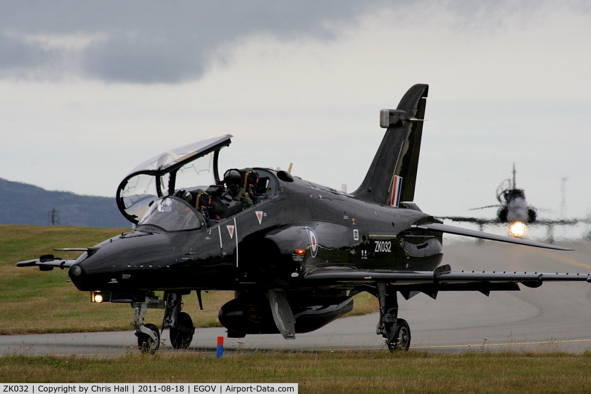 ZK032, 2009 British Aerospace Hawk T2 C/N RT023/1261, RAF 19(R) Sqn