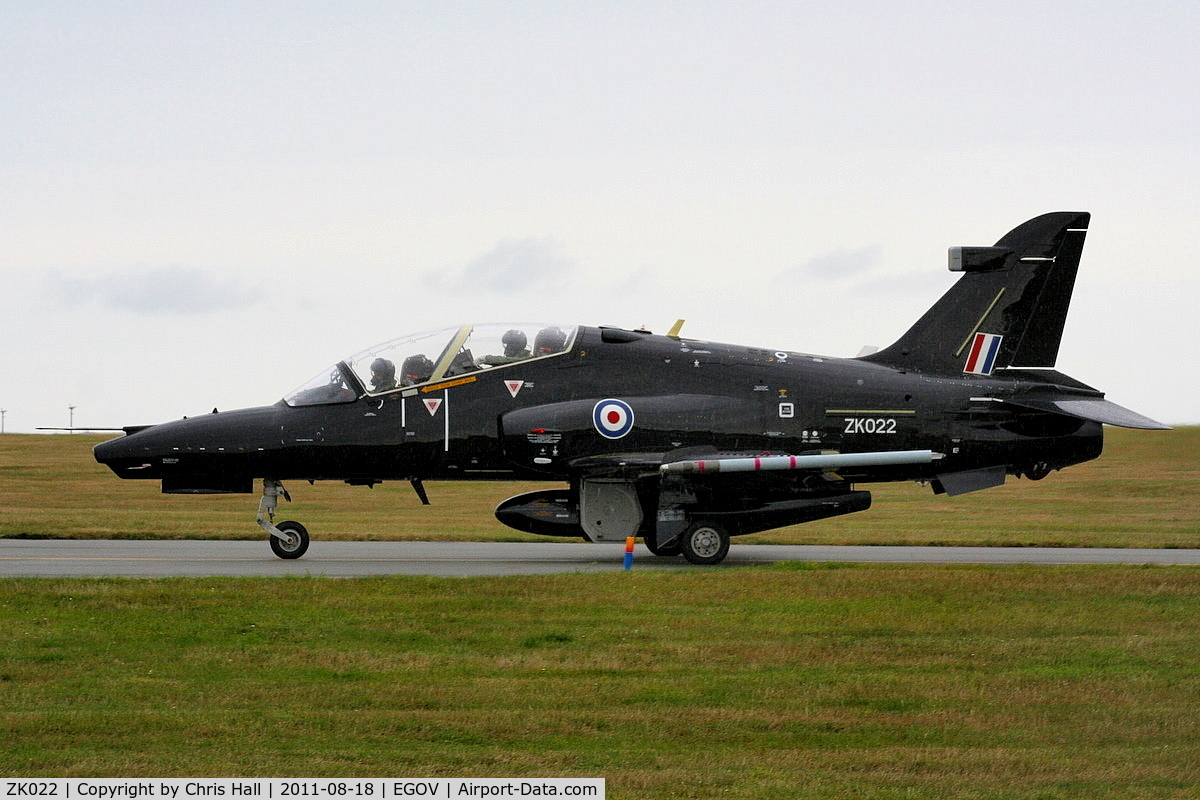 ZK022, 2009 British Aerospace Hawk T2 C/N RT013/1251, RAF 19(R) Sqn