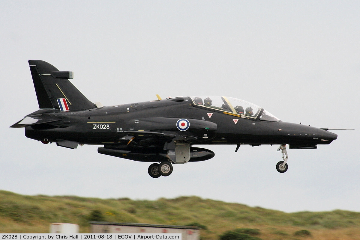 ZK028, 2009 British Aerospace Hawk T2 C/N RT019/1257, RAF 19(R)Sqn