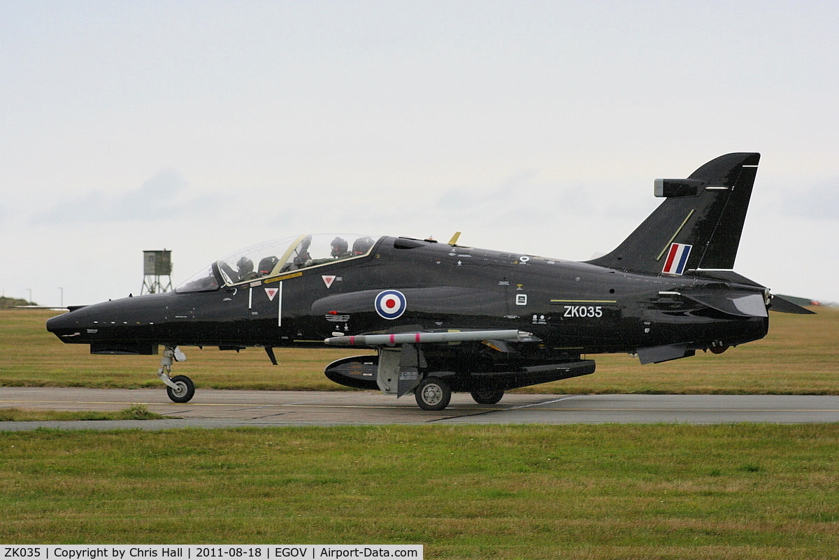 ZK035, 2010 British Aerospace Hawk T2 C/N RT026/1264, RAF 19(R)Sqn