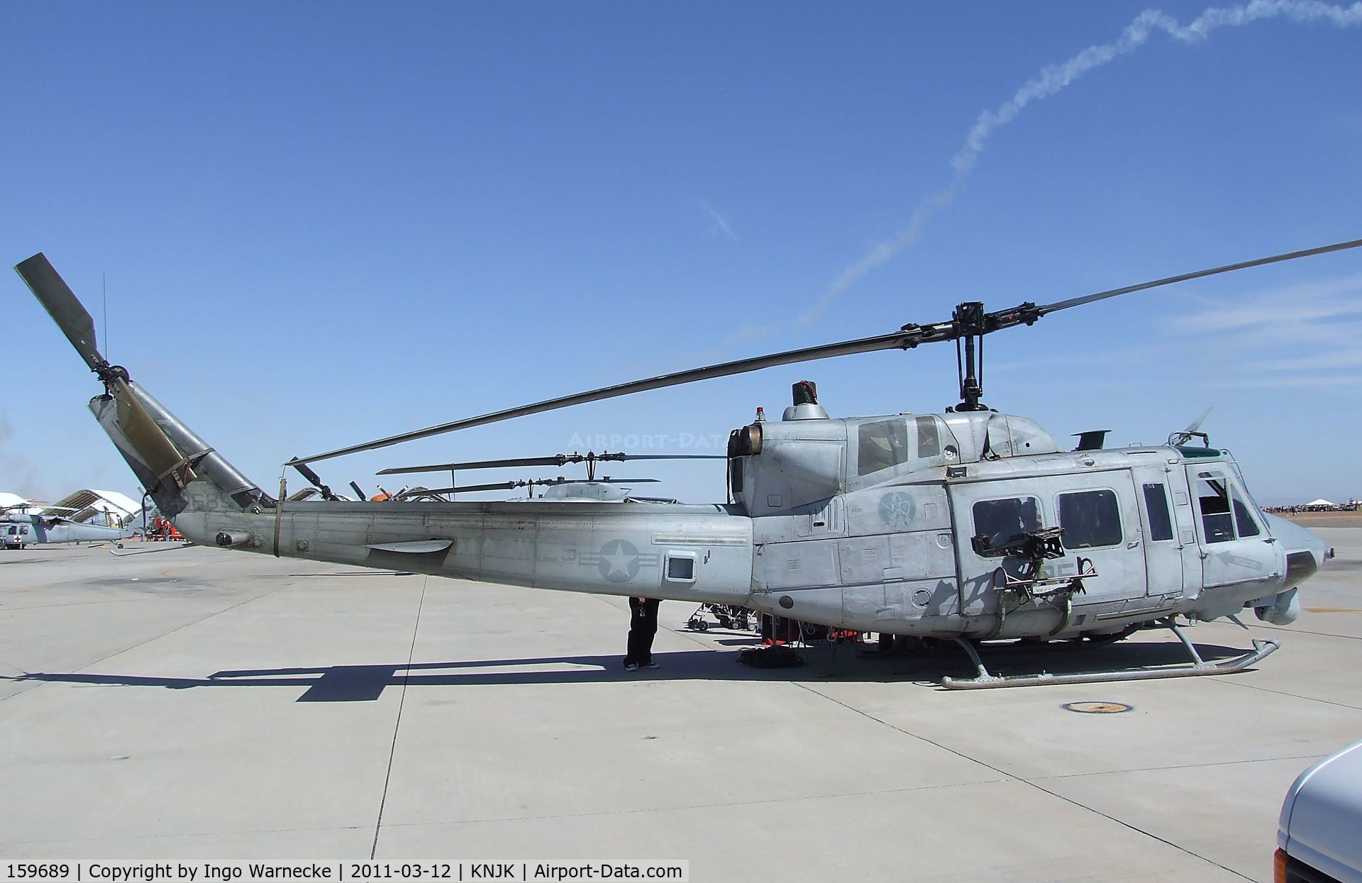 159689, Bell UH-1N Iroquois C/N 31699, Bell UH-1N Iroquois of the USMC at the 2011 airshow at El Centro NAS, CA