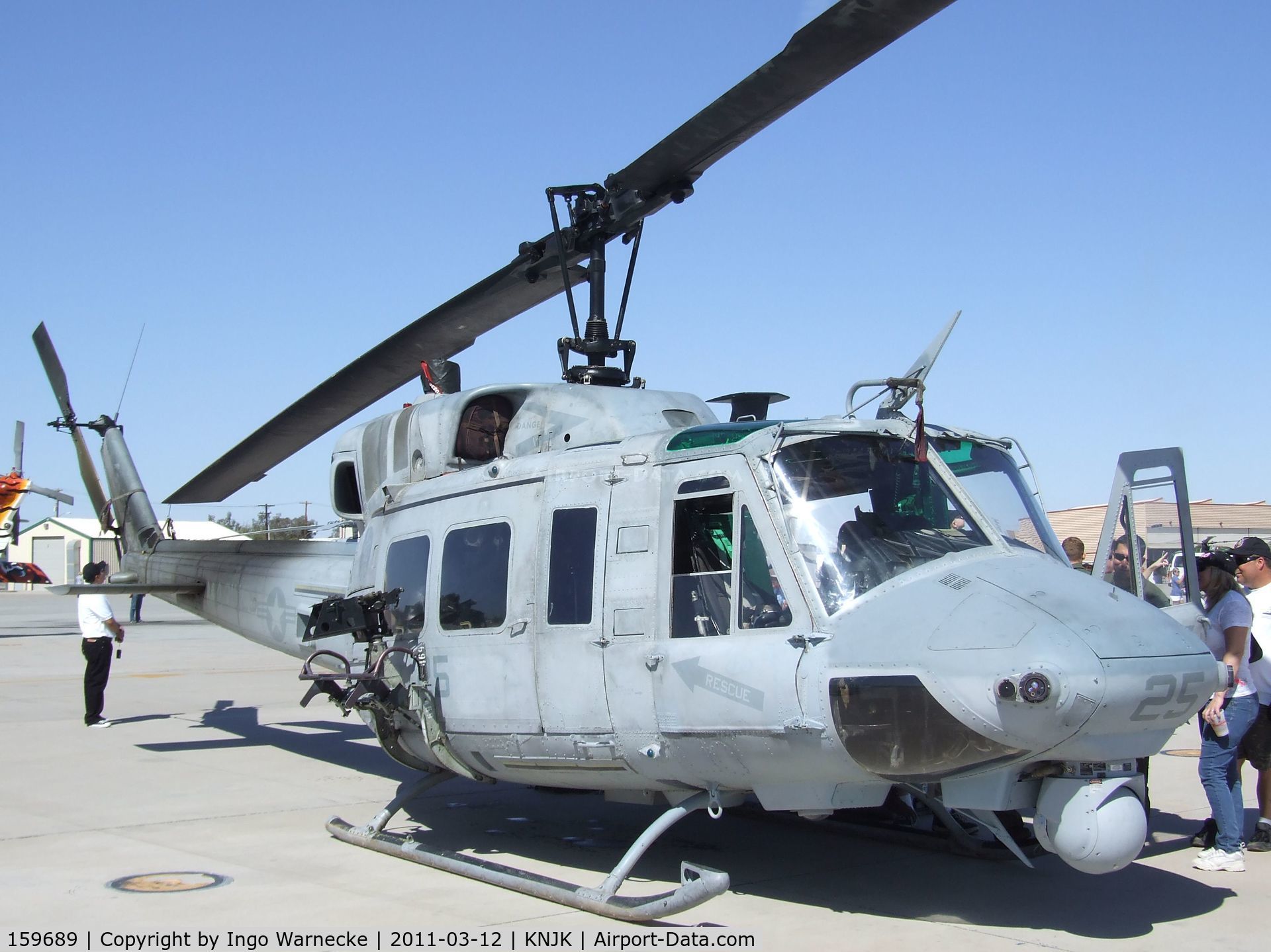 159689, Bell UH-1N Iroquois C/N 31699, Bell UH-1N Iroquois of the USMC at the 2011 airshow at El Centro NAS, CA