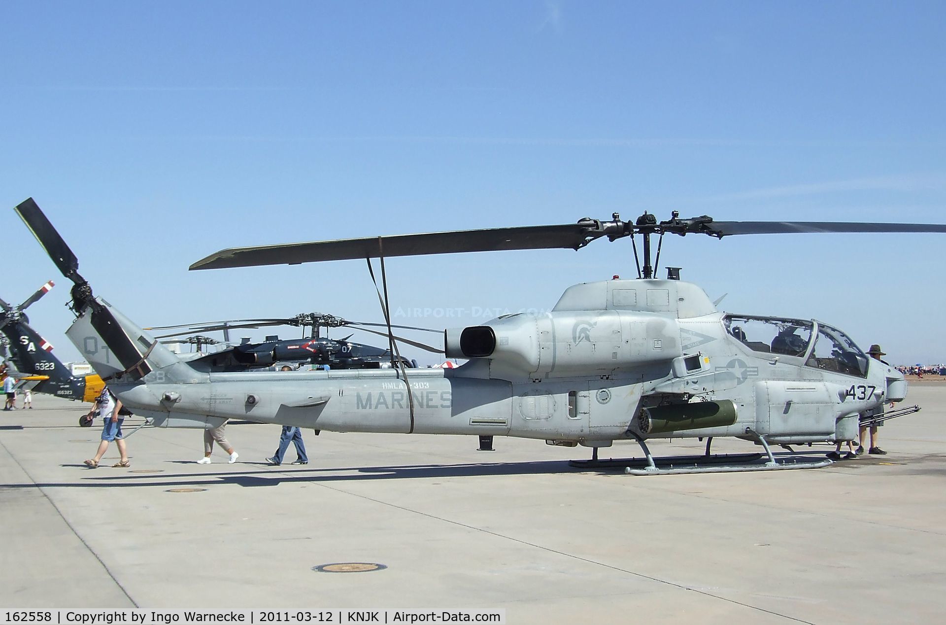 162558, Bell AH-1W Super Cobra C/N 26227, Bell AH-1W Super Cobra of the USMC at the 2011 airshow at El Centro NAS, CA