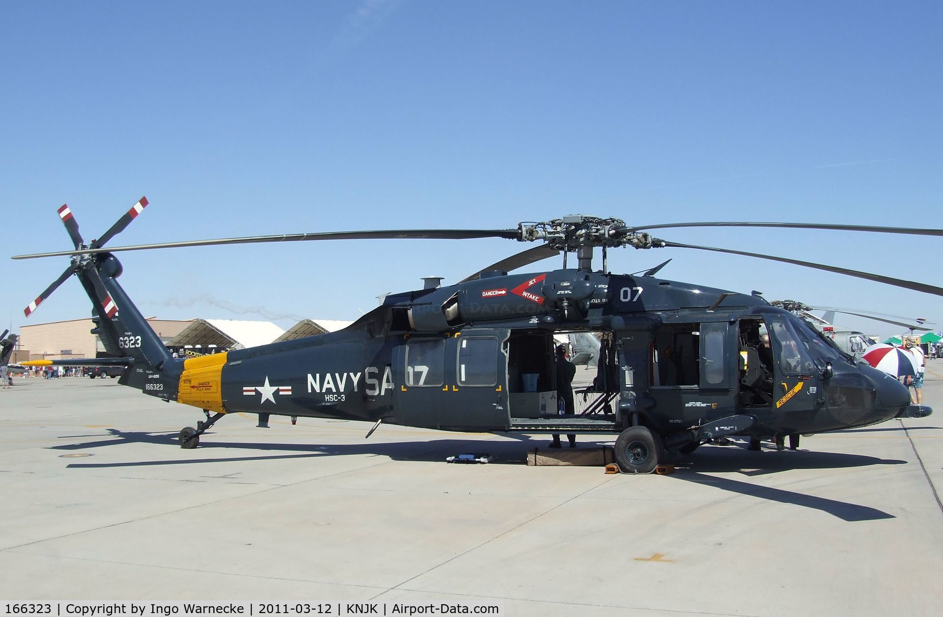 166323, Sikorsky MH-60S Knighthawk C/N 70-2832, Sikorsky MH-60S Seahawk / Knighthawk at the 2011 airshow at El Centro NAS, CA