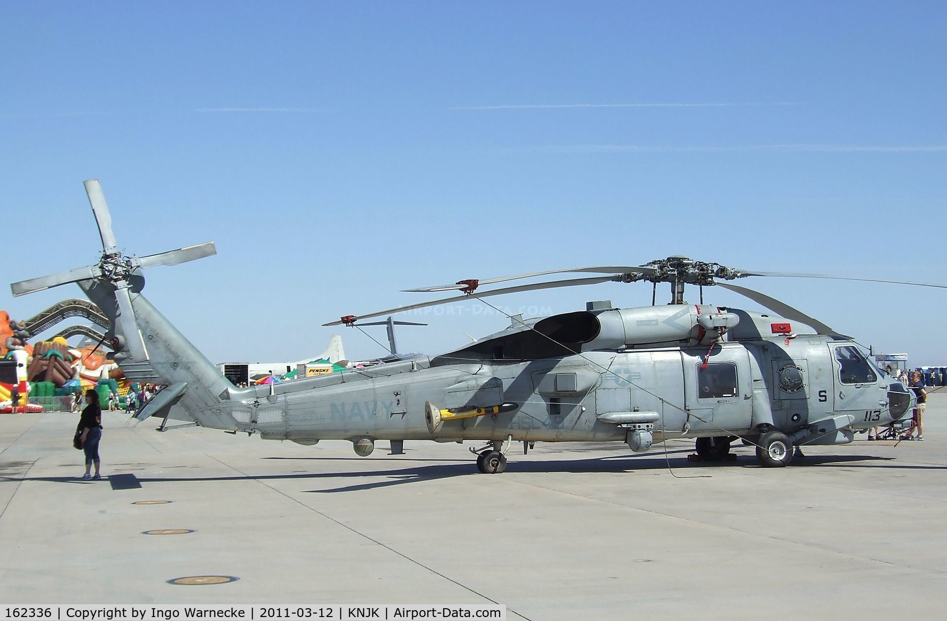 162336, Sikorsky SH-60B Seahawk C/N 70-0442, Sikorsky SH-60B Seahawk of the US Navy at the 2011 airshow at El Centro NAS, CA