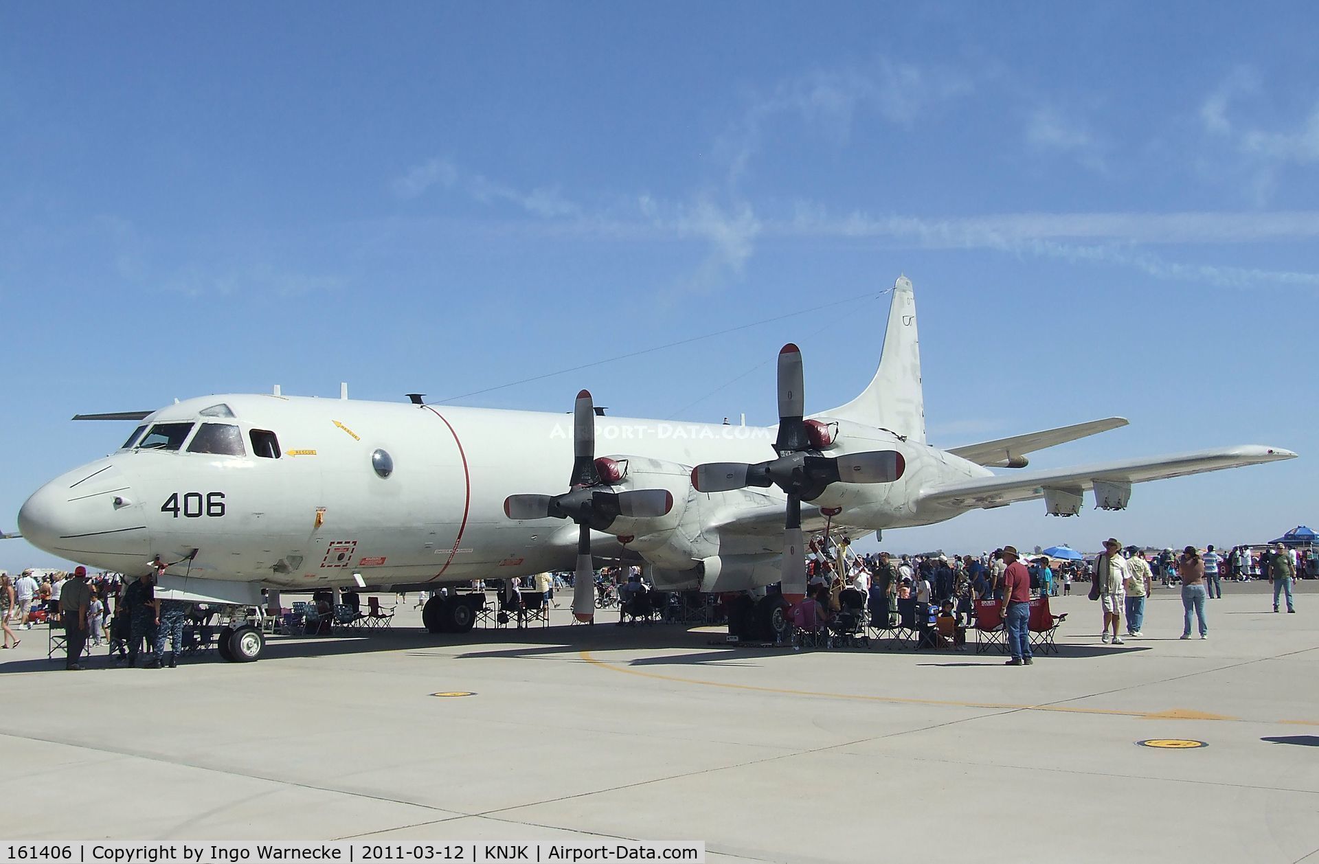161406, Lockheed P-3C Orion C/N 285A-5743, Lockheed P-3C Orion of the US Navy  at the 2011 airshow at El Centro NAS, CA