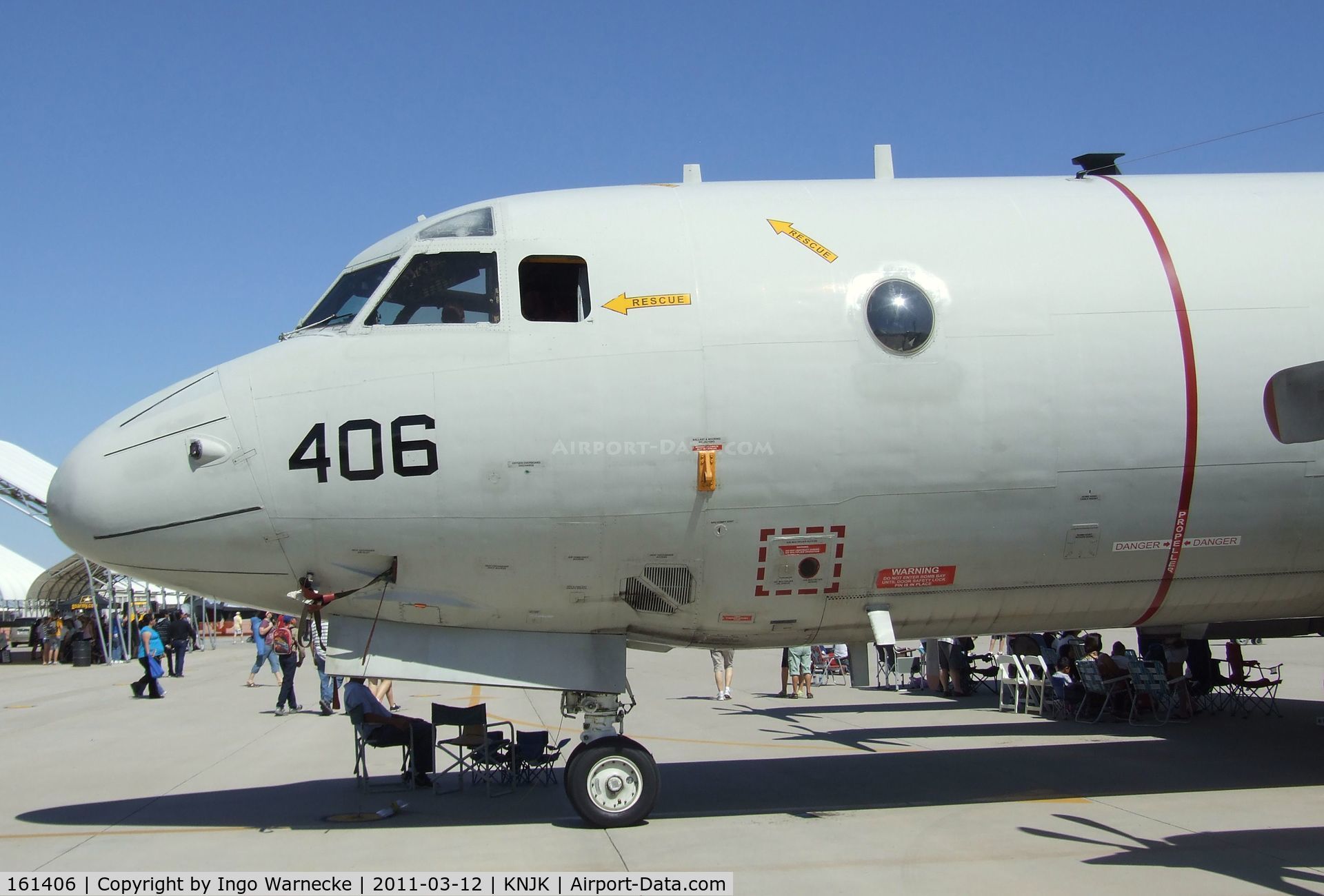 161406, Lockheed P-3C Orion C/N 285A-5743, Lockheed P-3C Orion of the US Navy  at the 2011 airshow at El Centro NAS, CA