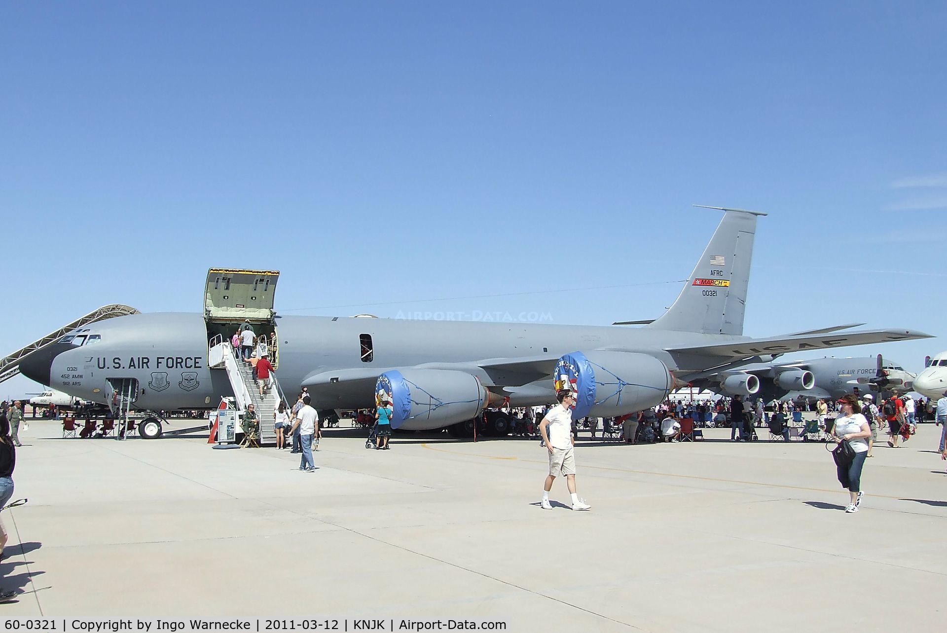 60-0321, 1960 Boeing KC-135R Stratotanker C/N 18096, Boeing KC-135R Stratotanker of the US Air Force  at the 2011 airshow at El Centro NAS, CA