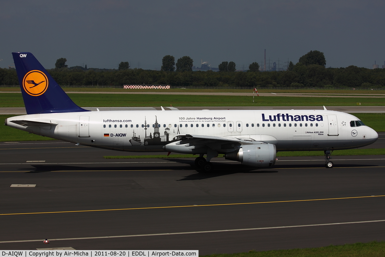 D-AIQW, 2000 Airbus A320-211 C/N 1367, Lufthansa, Airbus A320-211, CN: 1367, Name: Kleve