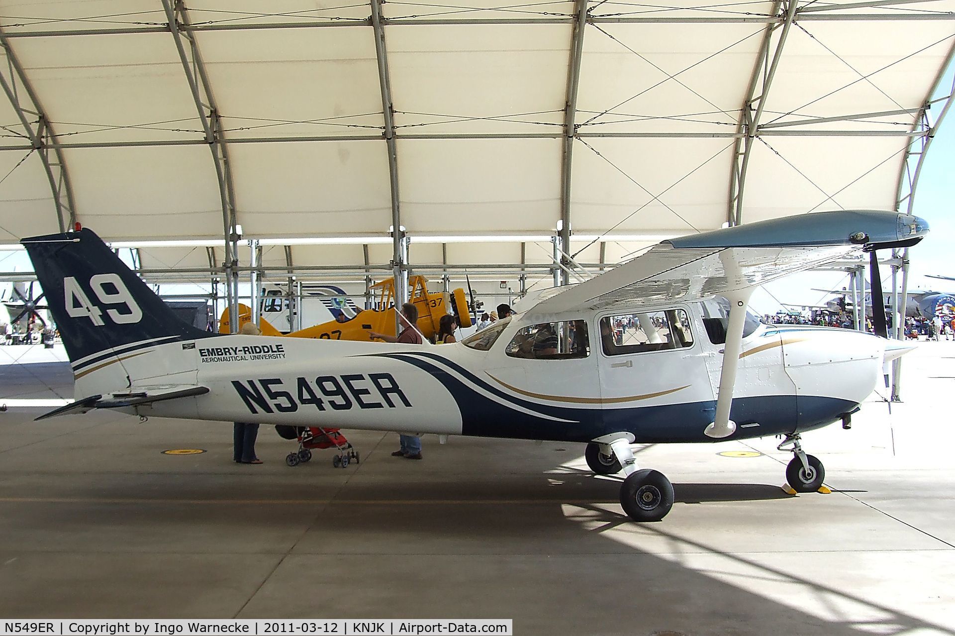 N549ER, 2007 Cessna 172S C/N 172S10577, Cessna 172S Skyhawk at the 2011 airshow at El Centro NAS, CA