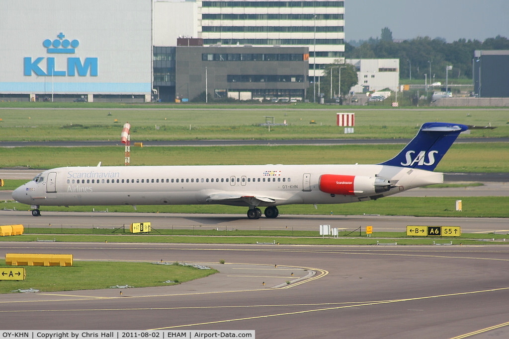 OY-KHN, 1991 McDonnell Douglas MD-82 (DC-9-82) C/N 53000, SAS Scandinavian Airlines