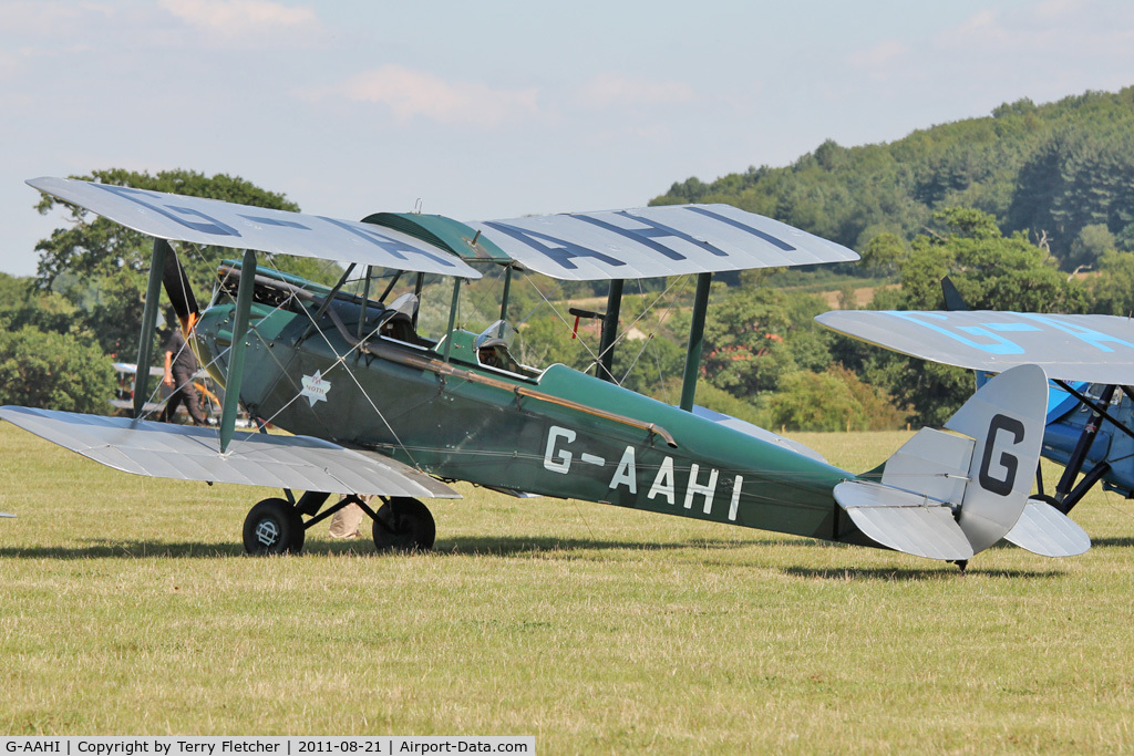 G-AAHI, 1929 De Havilland DH60G Gipsy Moth C/N 1082, Participant at the 80th Anniversary De Havilland Moth Club International Rally at Belvoir Castle , United Kingdom