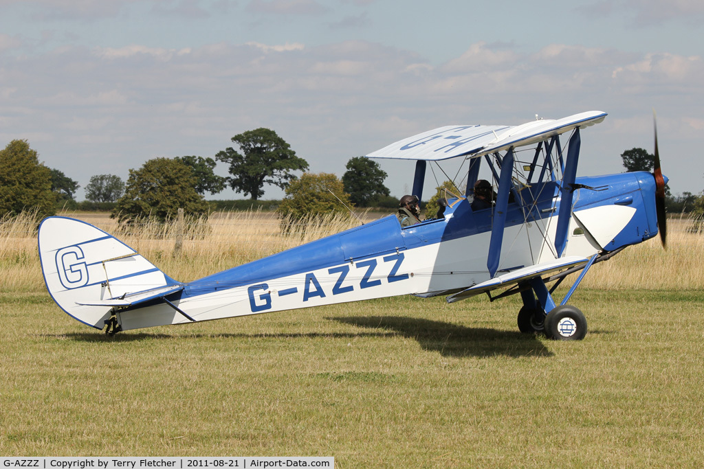 G-AZZZ, 1944 De Havilland DH-82A Tiger Moth II C/N 86311, Participant at the 80th Anniversary De Havilland Moth Club International Rally at Belvoir Castle , United Kingdom