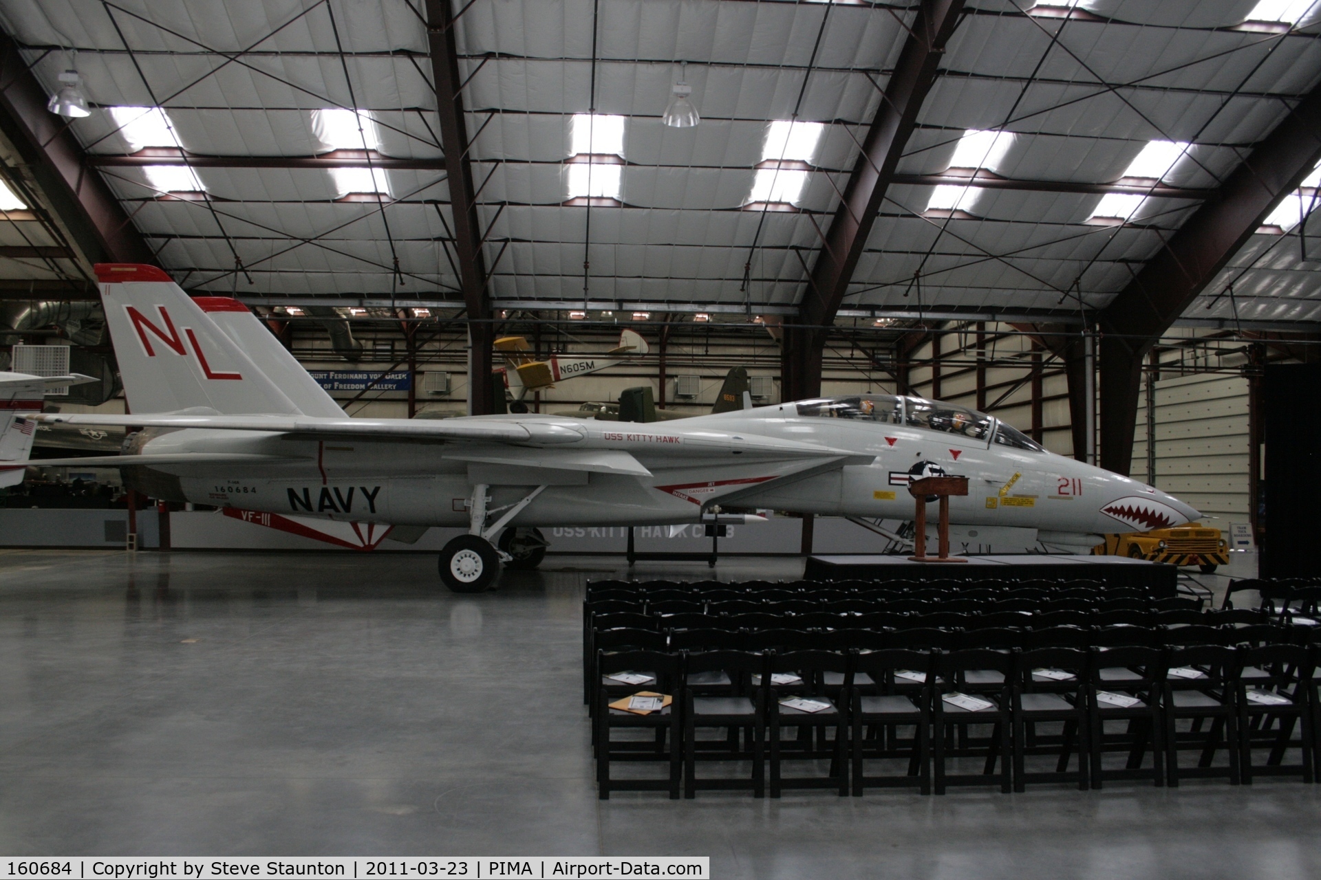 160684, Grumman F-14A Tomcat C/N 303, Taken at Pima Air and Space Museum, in March 2011 whilst on an Aeroprint Aviation tour