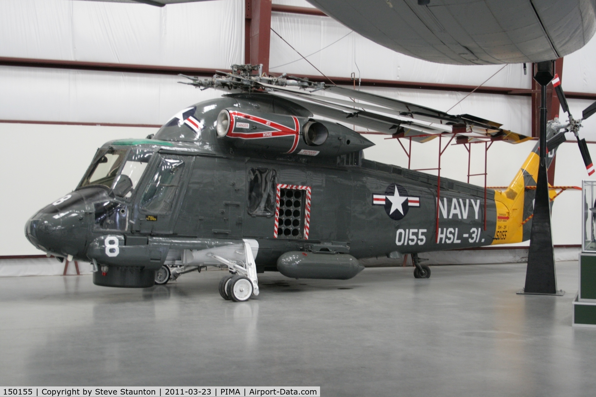150155, Kaman SH-2F Seasprite C/N 105, Taken at Pima Air and Space Museum, in March 2011 whilst on an Aeroprint Aviation tour
