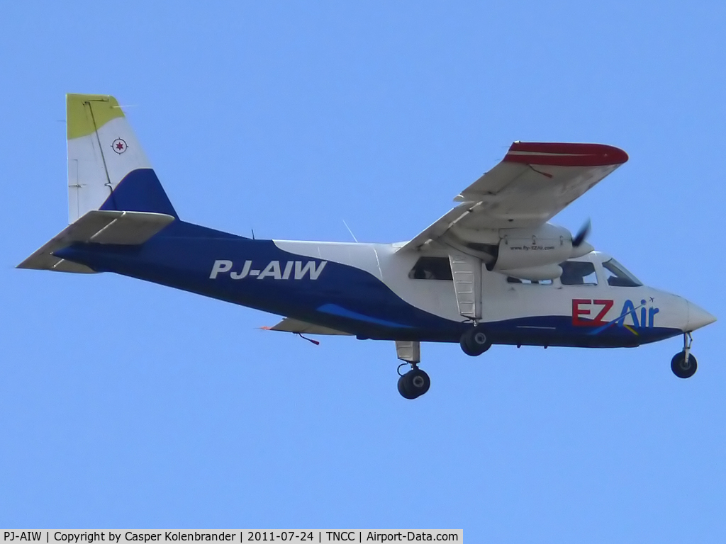 PJ-AIW, 1987 Pilatus Britten-Norman BN-2A-26 Islander C/N 2038B, EZ Air