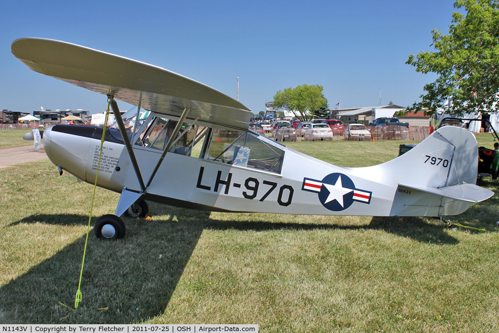 N1143V, 1947 Champion Aeronca 7BCM C/N 47970, 1956 Champion AERONCA 7BCM, c/n: 47970 at 2011 Oshkosh