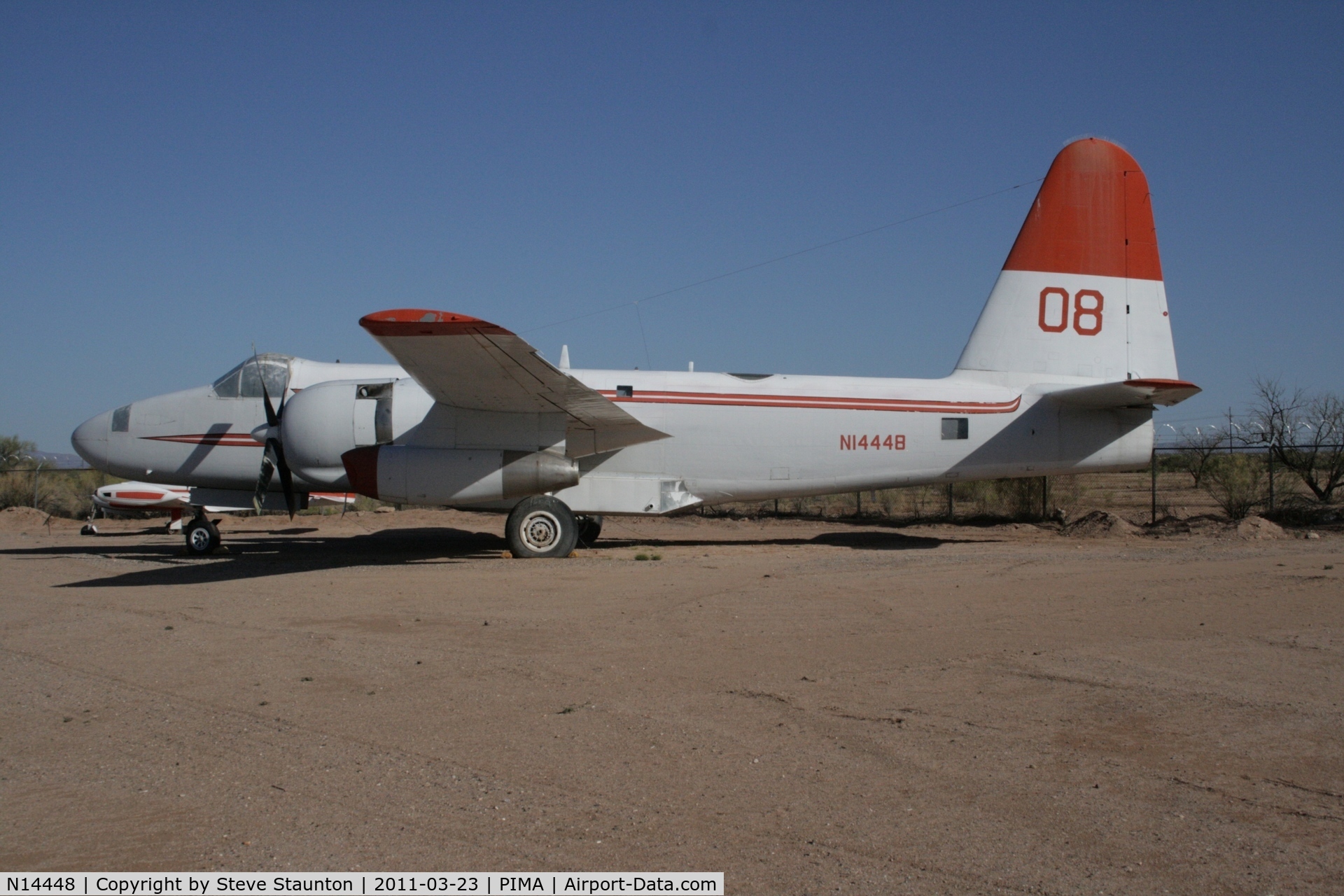 N14448, 1955 Lockheed P-2H(AT) C/N 826-8013, Taken at Pima Air and Space Museum, in March 2011 whilst on an Aeroprint Aviation tour