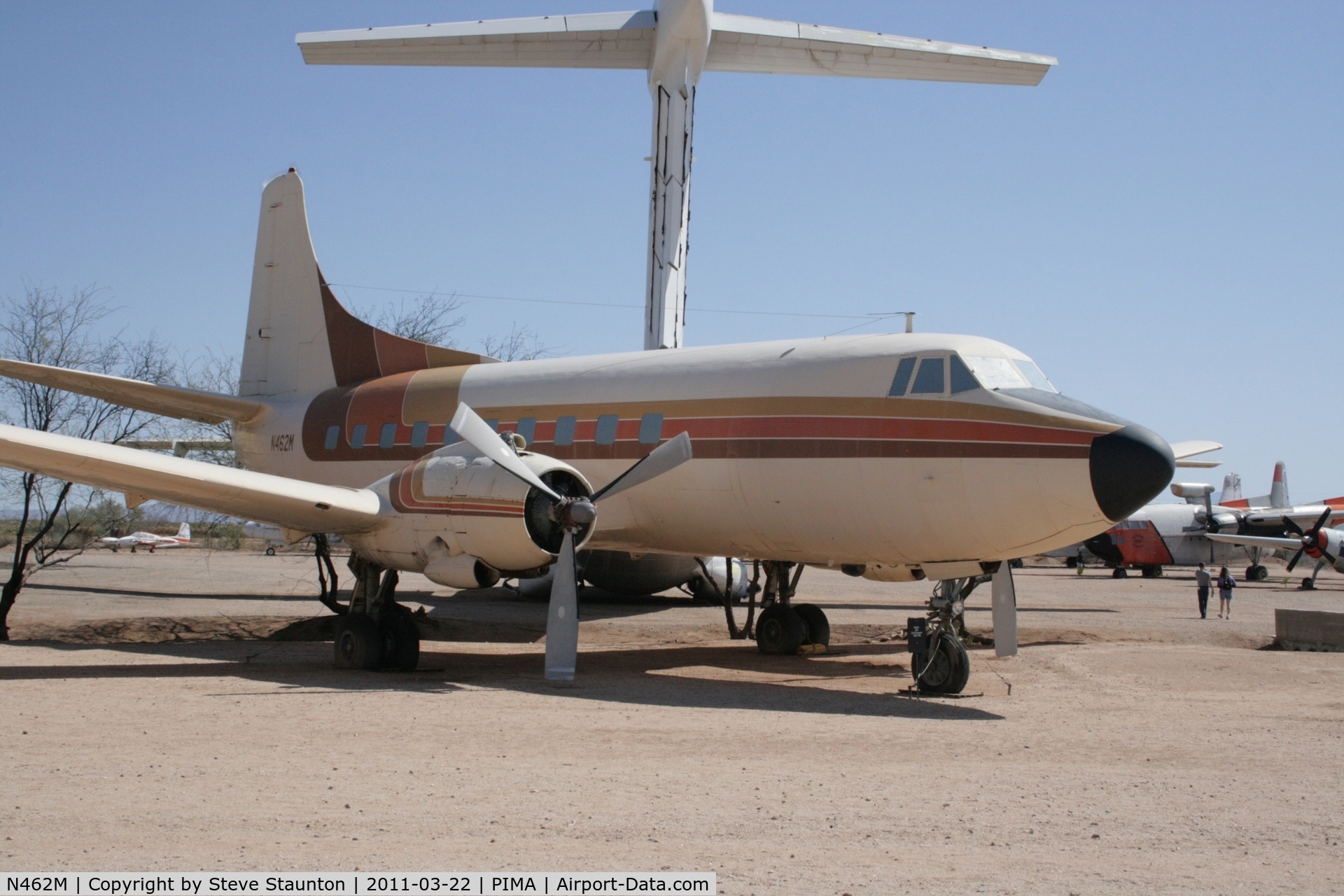N462M, 1952 Martin 404 C/N 14153, Taken at Pima Air and Space Museum, in March 2011 whilst on an Aeroprint Aviation tour