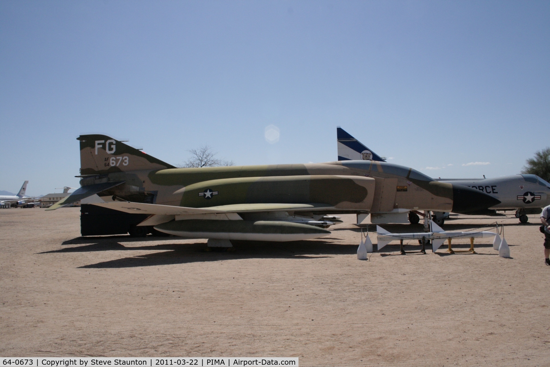 64-0673, 1964 McDonnell F-4C-22-MC Phantom II C/N 898, Taken at Pima Air and Space Museum, in March 2011 whilst on an Aeroprint Aviation tour